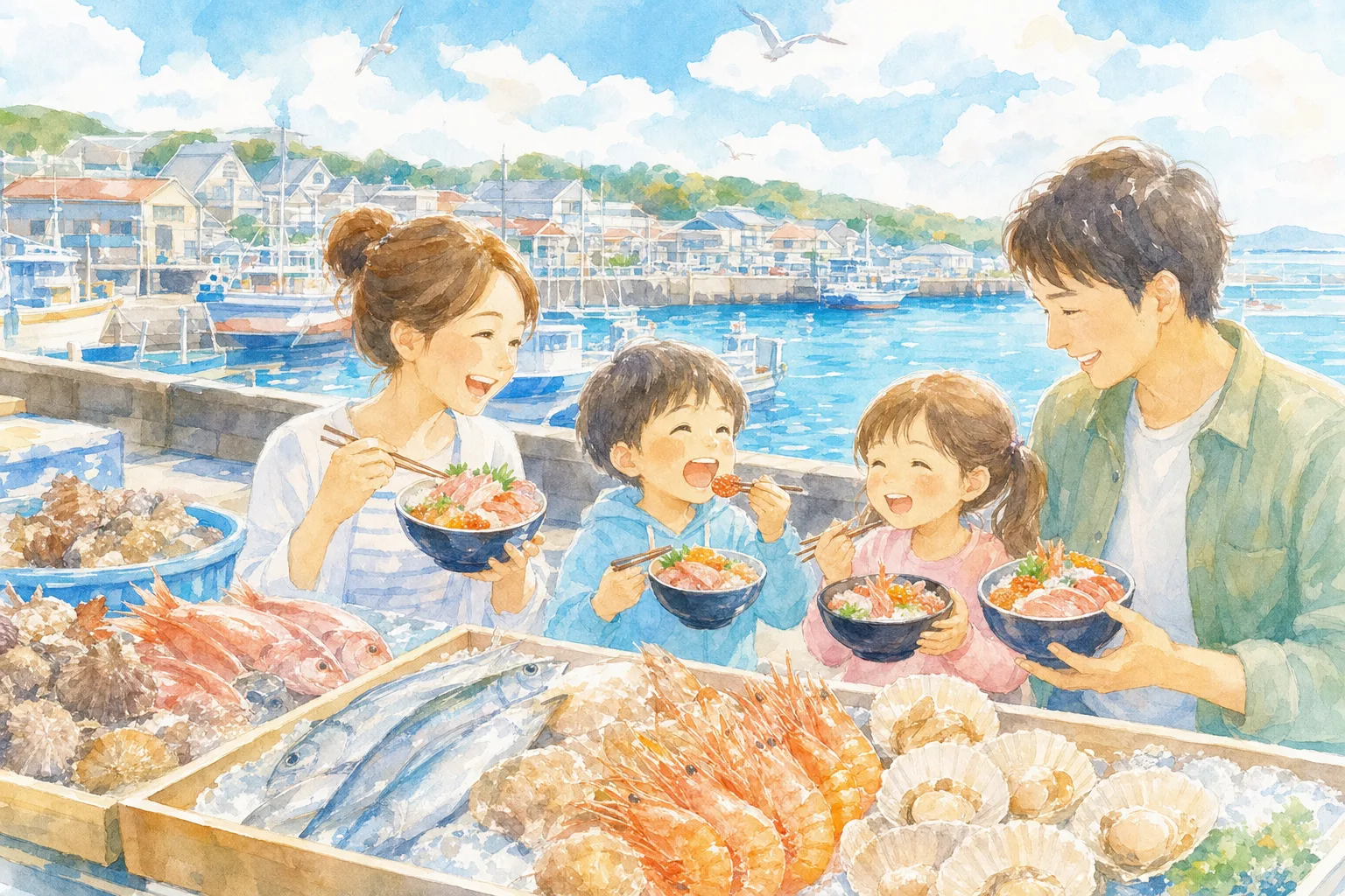 魚の駅「生地」できたて館、とれたて館