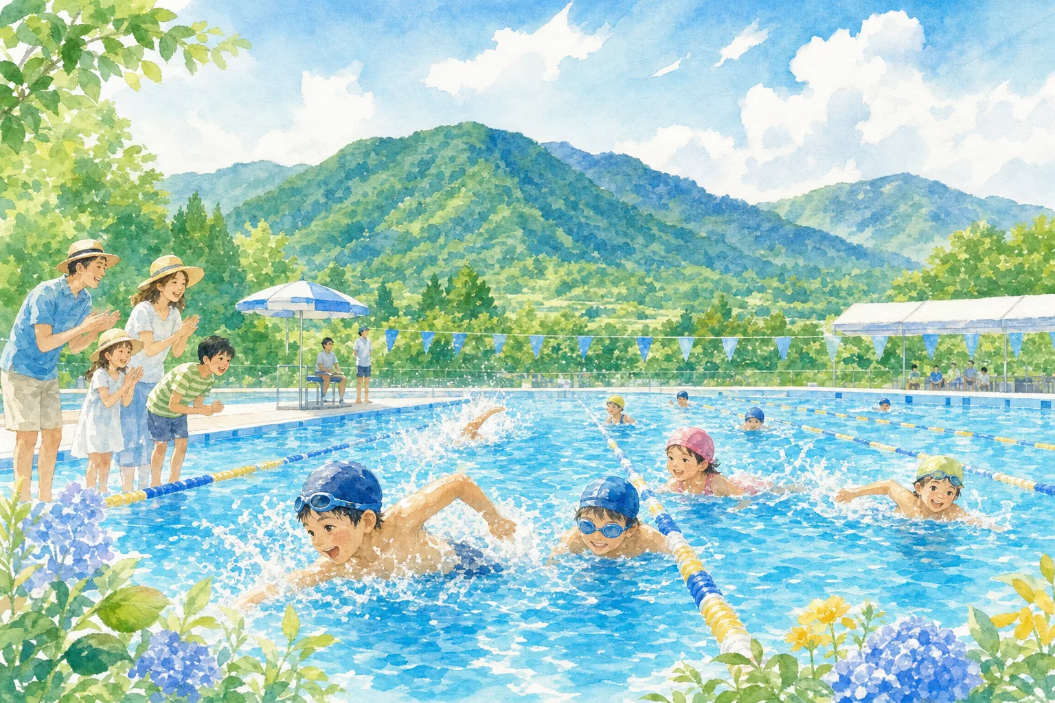 2026年 七尾市城山水泳プール 1日満喫コース