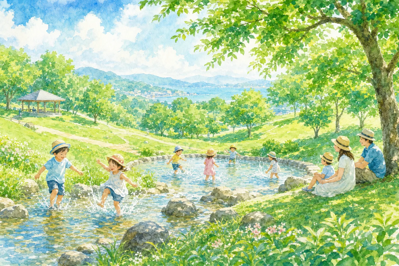 2026年 西郷山公園 じゃぶじゃぶ池・流れ 1日満喫コース