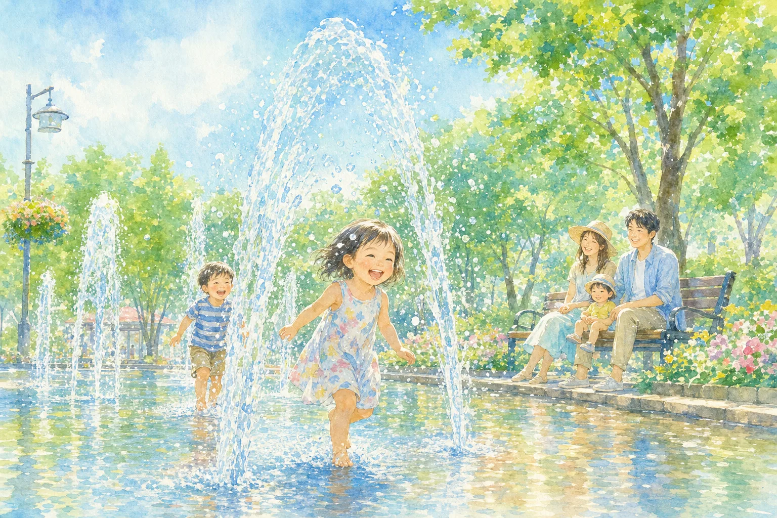 2026年 水道公園 噴水・ウォーターカーテン 1日満喫コース