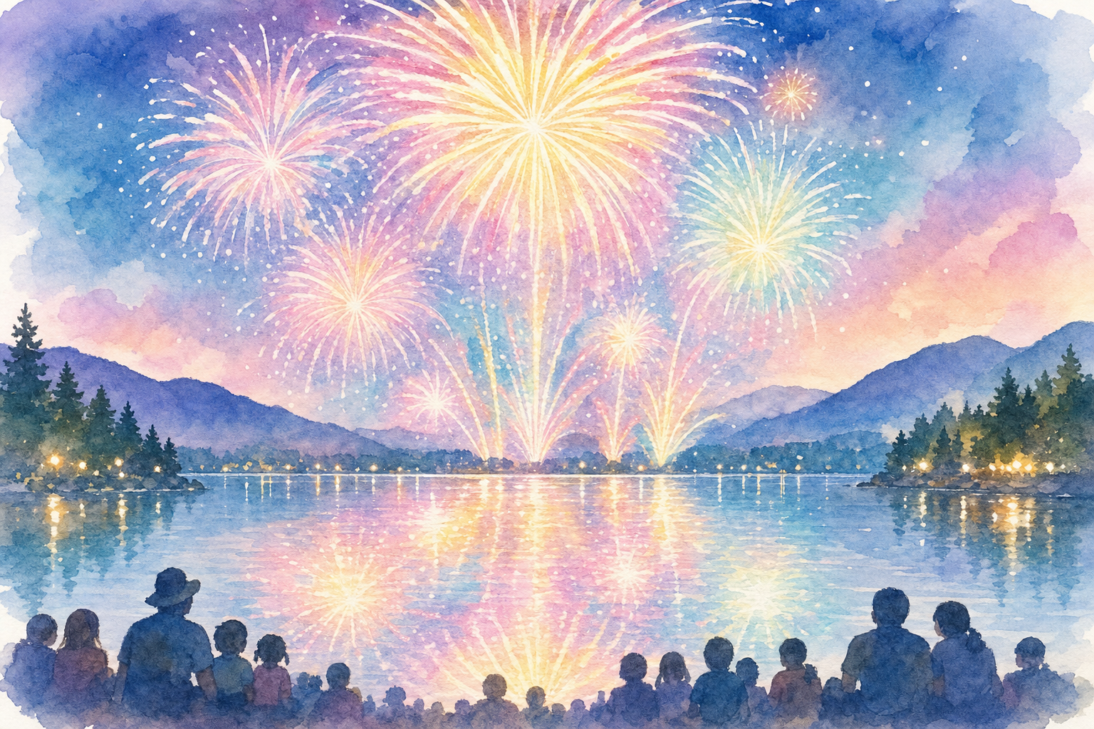 さがみ湖湖上祭花火大会(相模湖湖上)