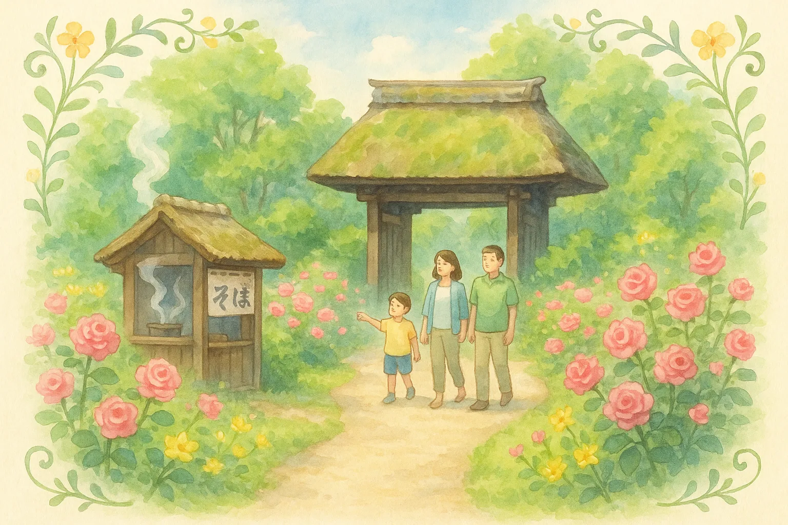 調布 深大寺そばと植物園さんぽ