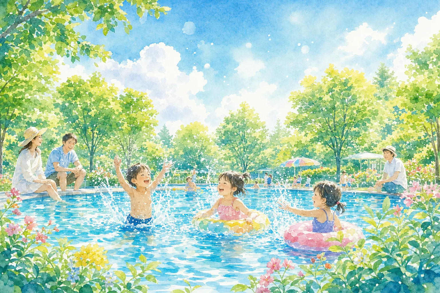 2026年 白幡仲町公園プール 1日満喫コース