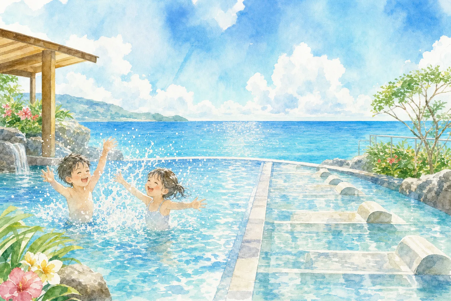 2026年 長崎温泉 Ark Land Spa 屋外スパ 1日満喫コース