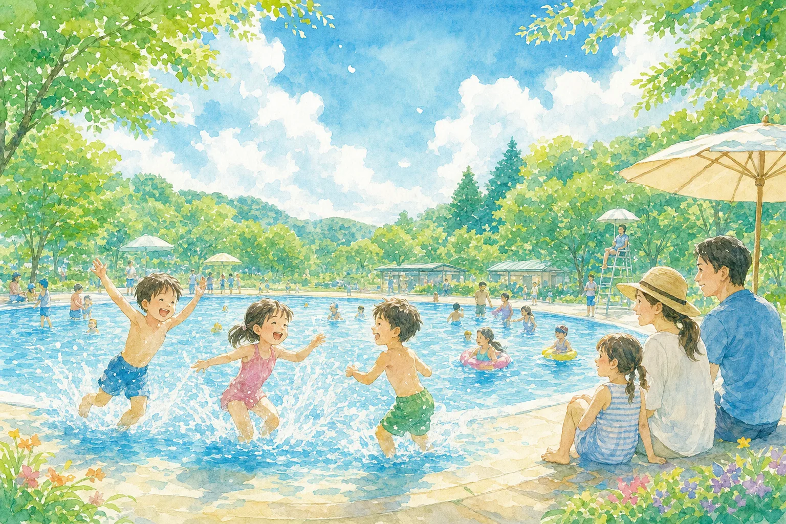 2026年 稲城市民プール 1日満喫コース