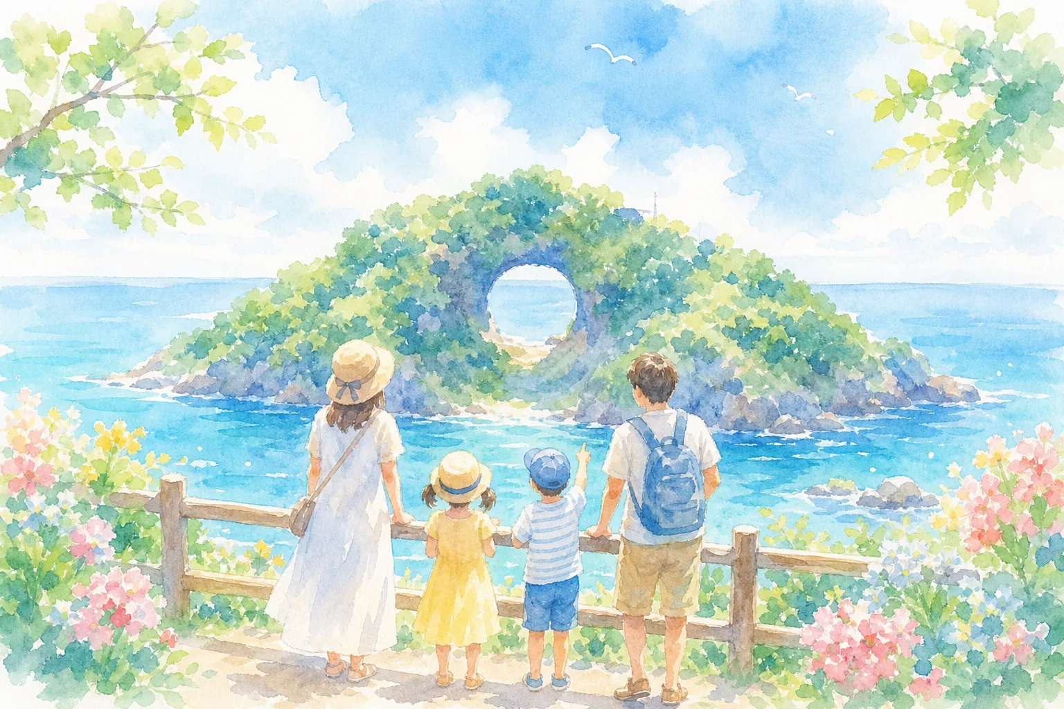 円月島