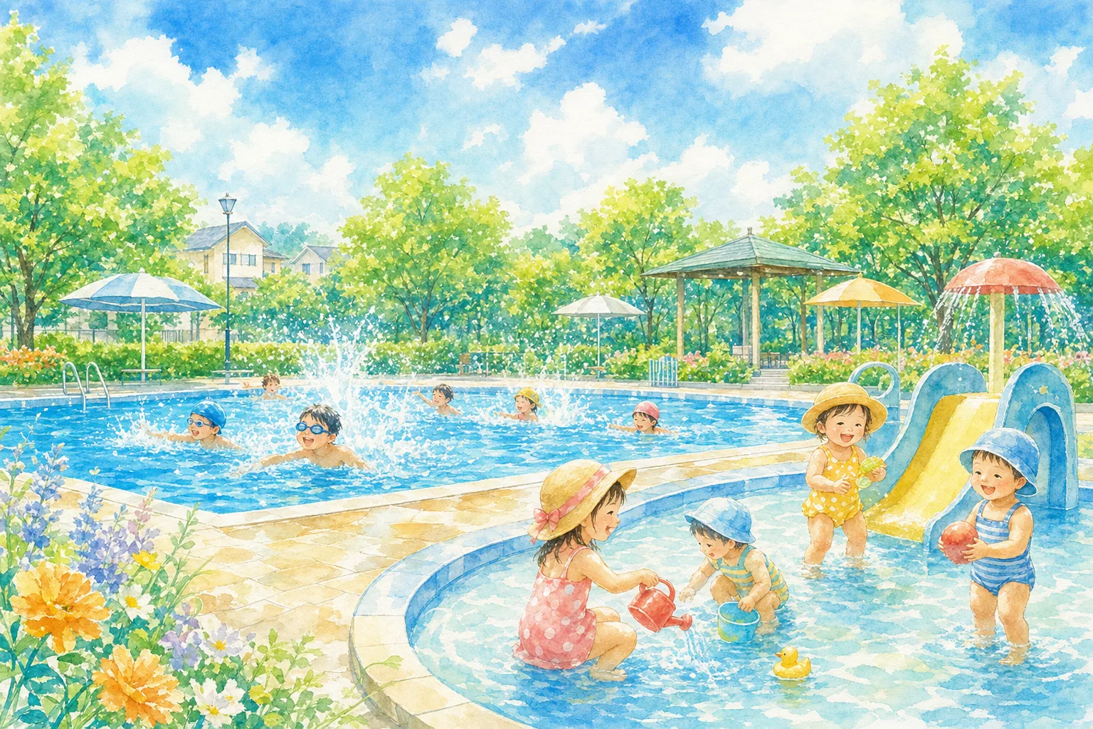 2026年 宮沢町第二公園プール 1日満喫コース