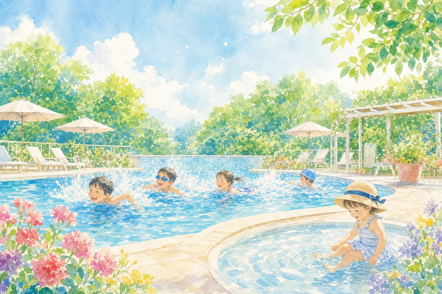 2026年 有吉公園水泳プール 1日満喫コース