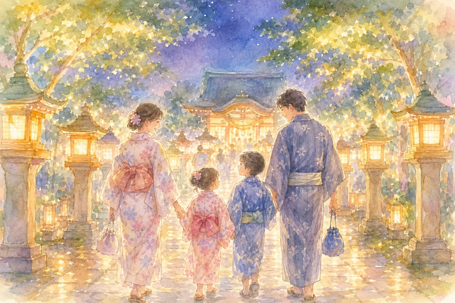 鹿児島神宮(六月灯会場)