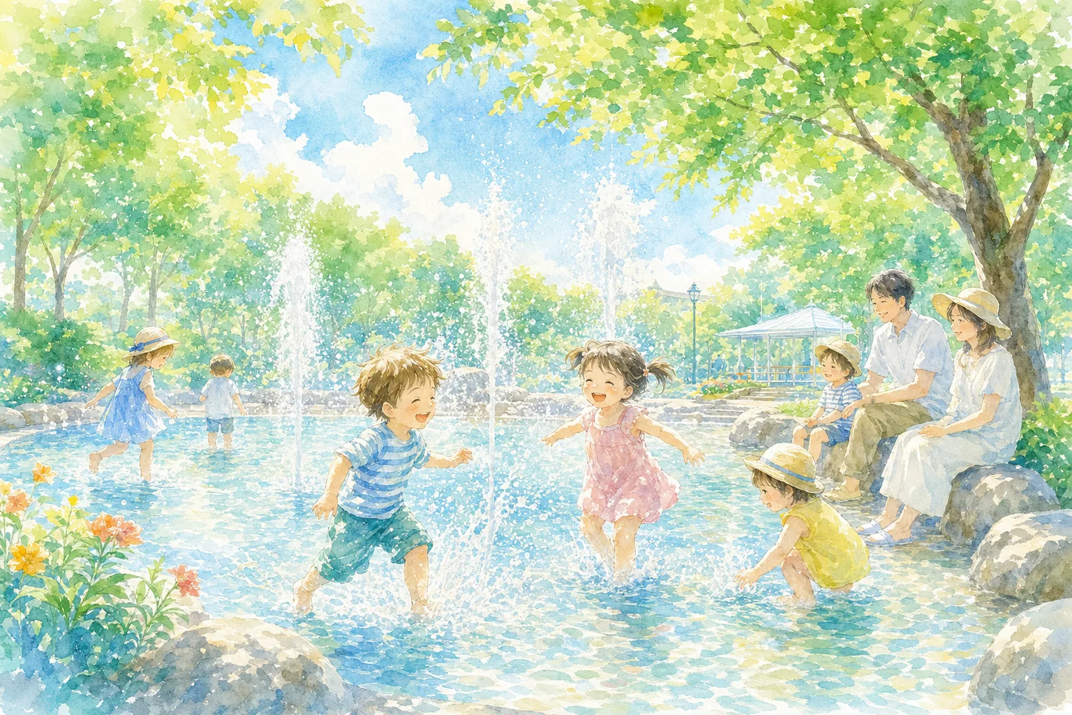 2026年 仲蒲田公園 水遊び場 1日満喫コース