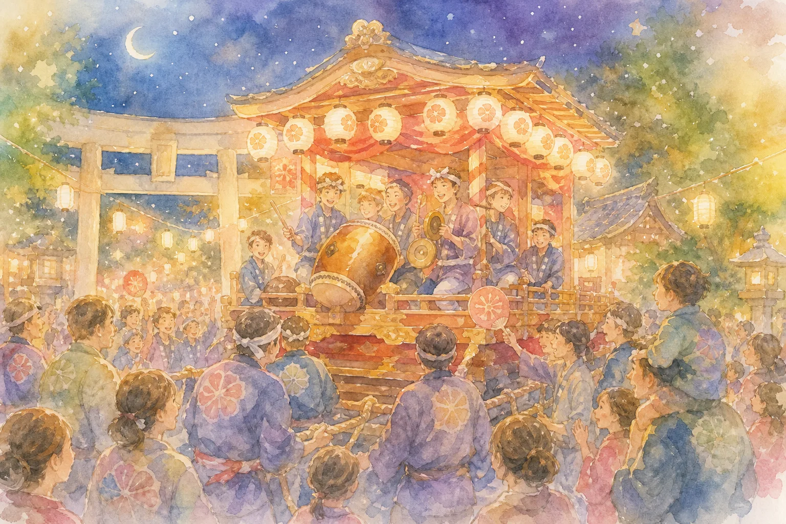 貴布禰神社(尼崎だんじり祭り会場)