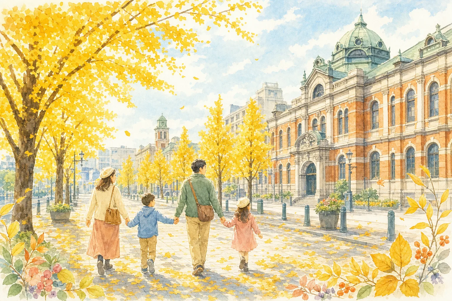 2026年 日本大通りの紅葉 1日満喫コース