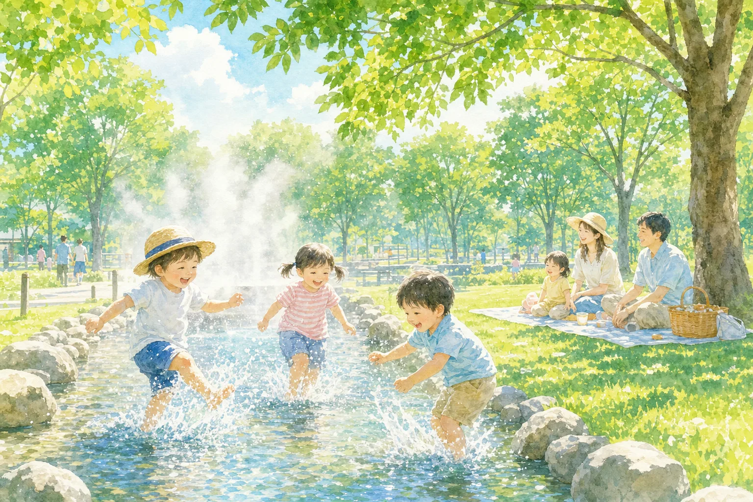 2026年 もとまるパーク せせらぎ水路・ミスト噴水 1日満喫コース