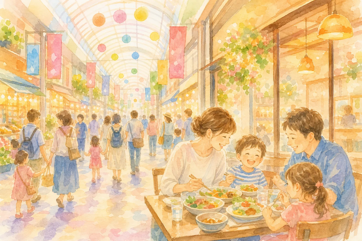 サンシャイン中央街（万町商店街）