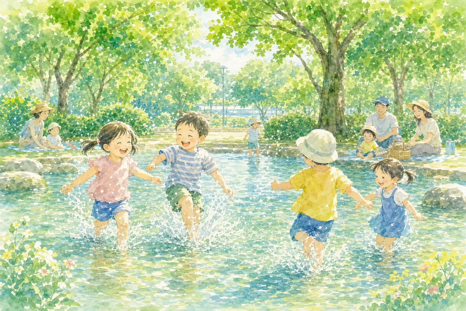 2026年 国営武蔵丘陵森林公園 水遊び場 1日満喫コース