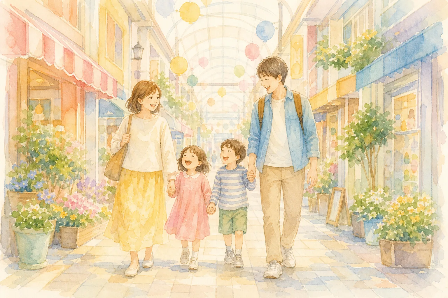 出屋敷中通り商店街