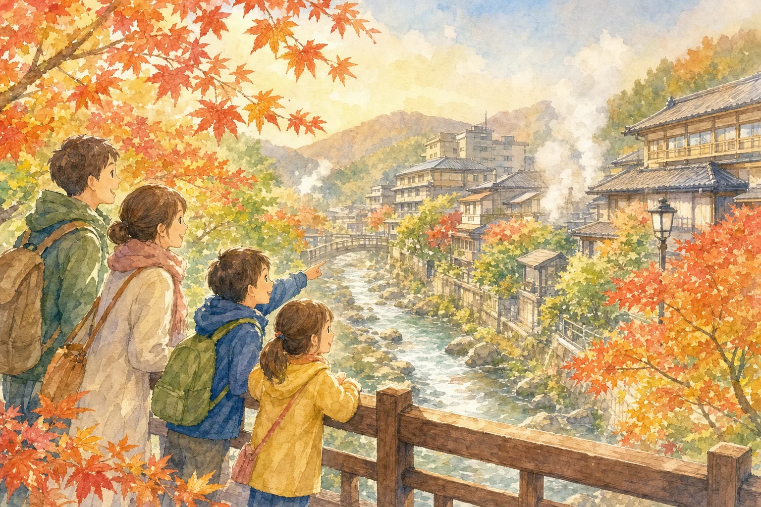 2026年 箱根湯本の紅葉 1日満喫コース