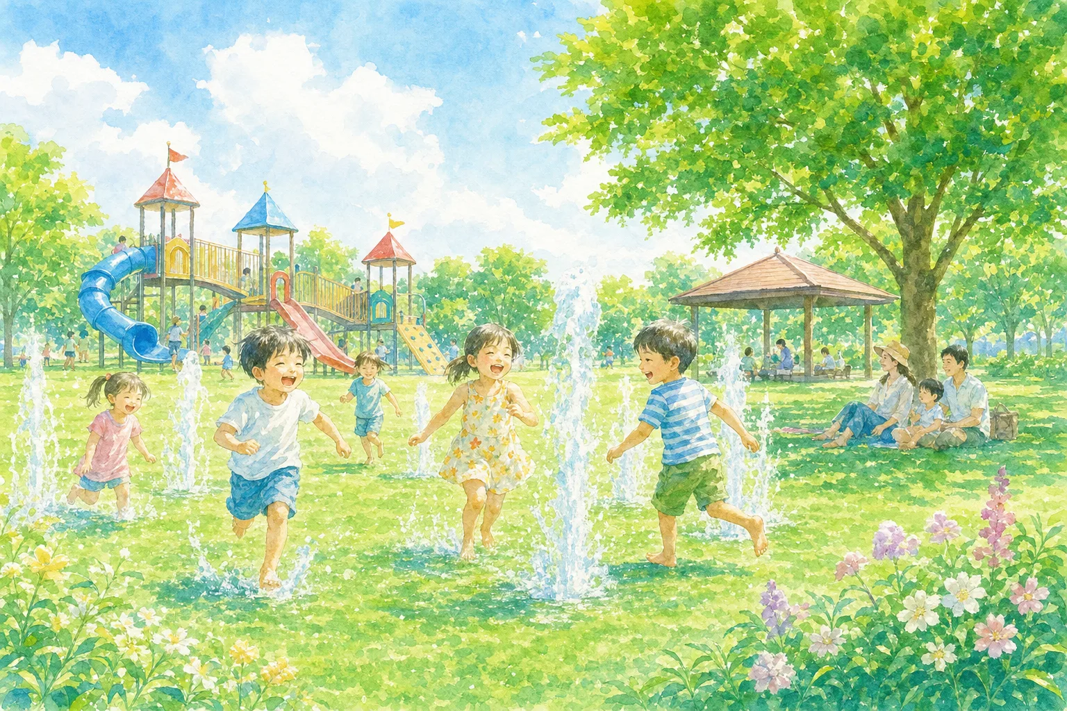 2026年 矢掛町総合運動公園 噴水広場 1日満喫コース