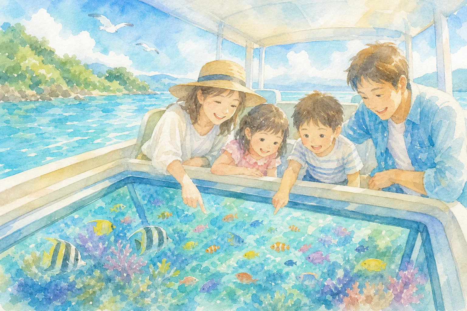 竹ヶ島海域公園幻想クルーズ