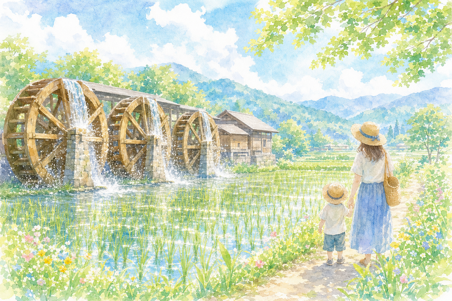 三連水車