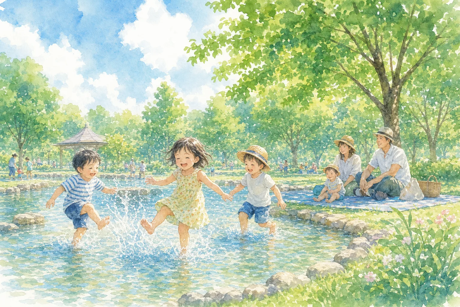 2026年 雁穂公園 水遊び場 1日満喫コース