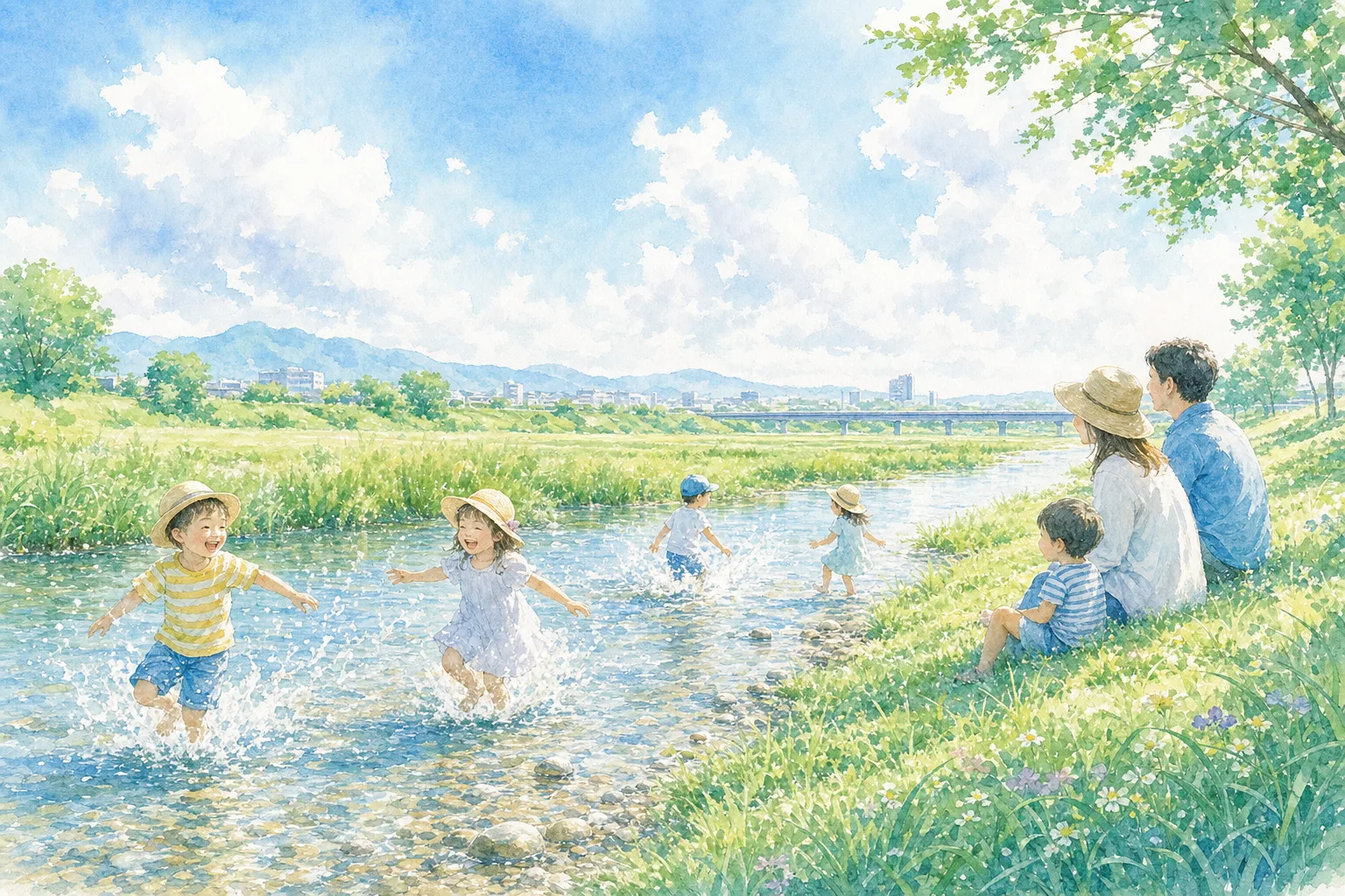 2026年 豊平川緑地 水遊び場 1日満喫コース