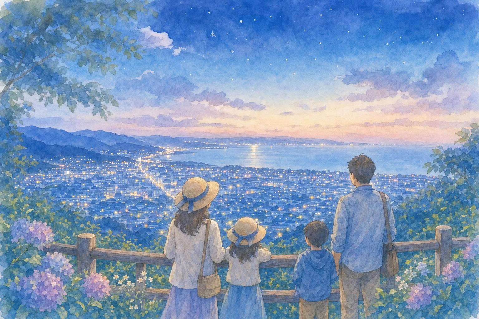 2026年 弘法山公園 権現山展望台の夜景 1日満喫コース
