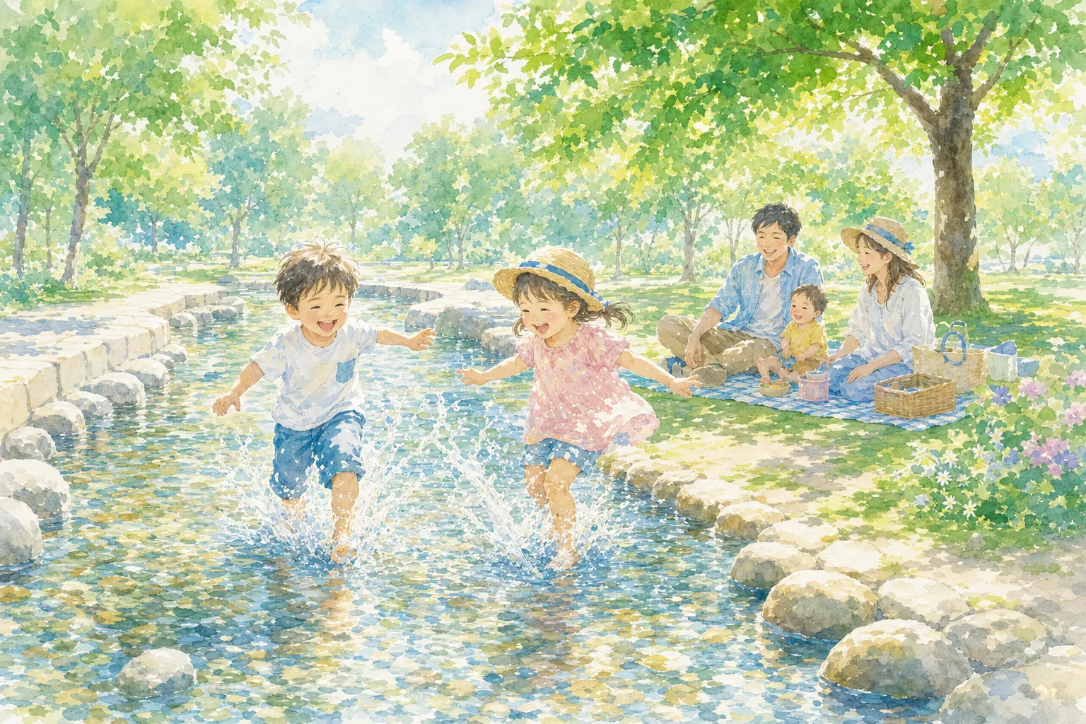 2026年 南長野運動公園 せせらぎ水路 1日満喫コース