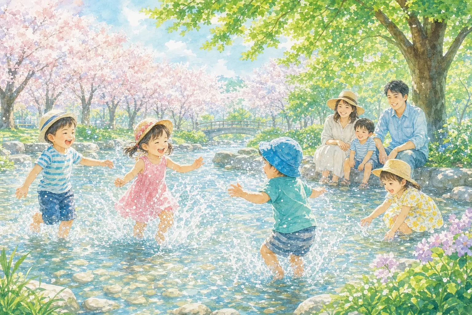 2026年 染井よしの桜の里公園 じゃぶじゃぶ池 1日満喫コース