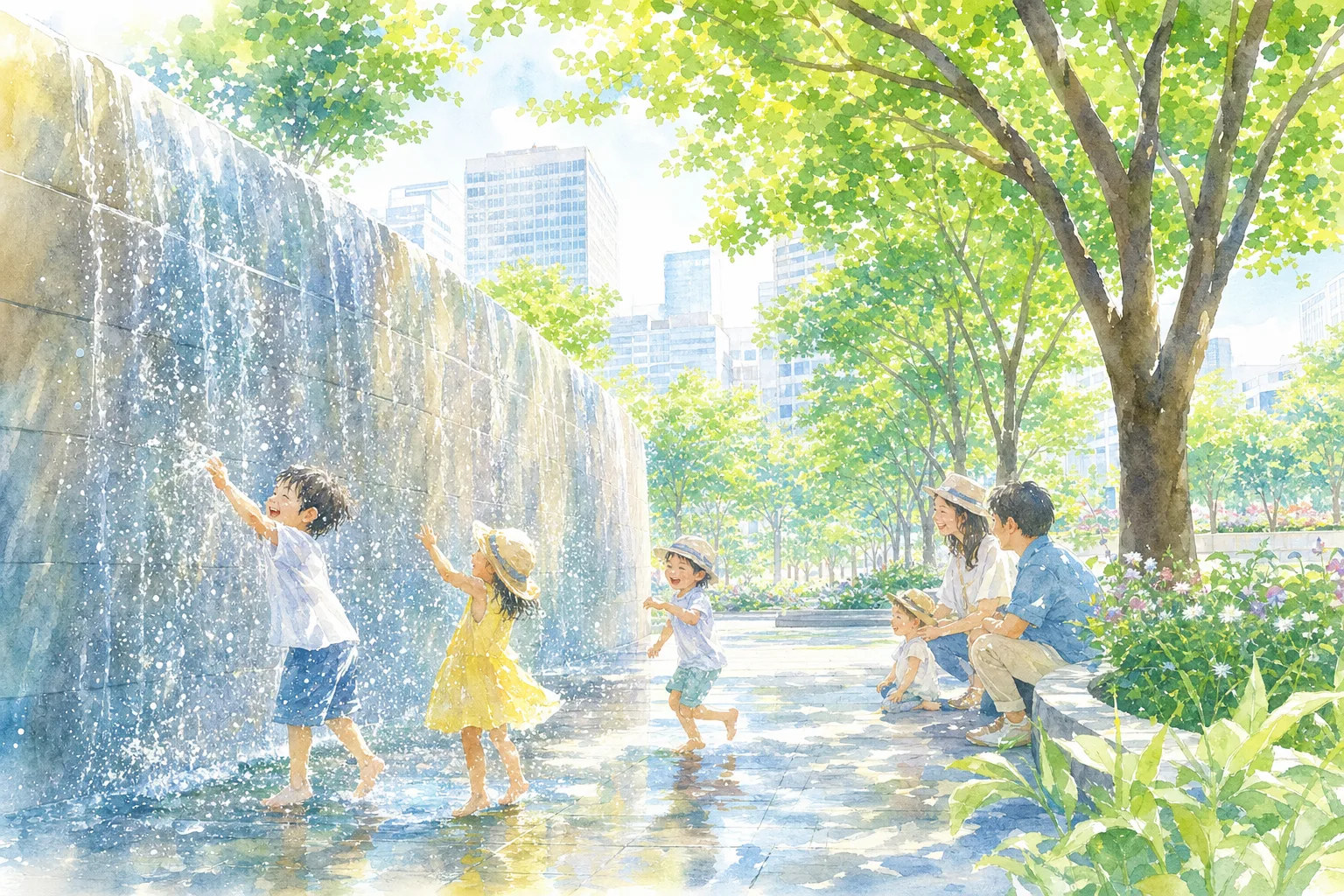2026年 勾当台公園 いこいのゾーン 壁泉 1日満喫コース