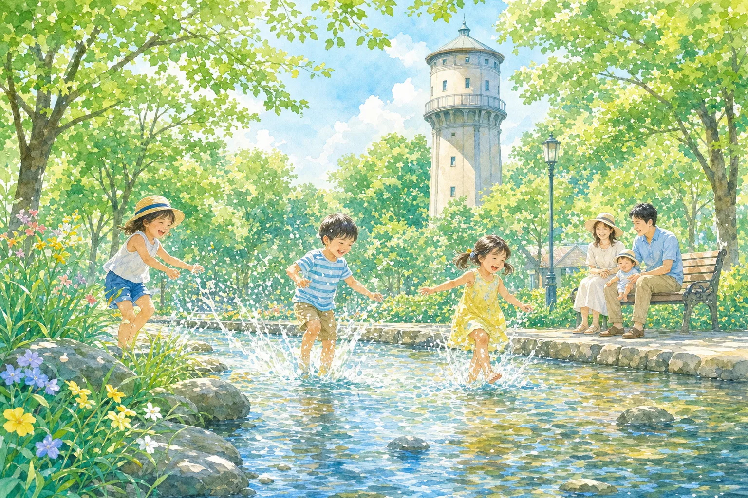 2026年 中央水道跡公園 水辺 1日満喫コース