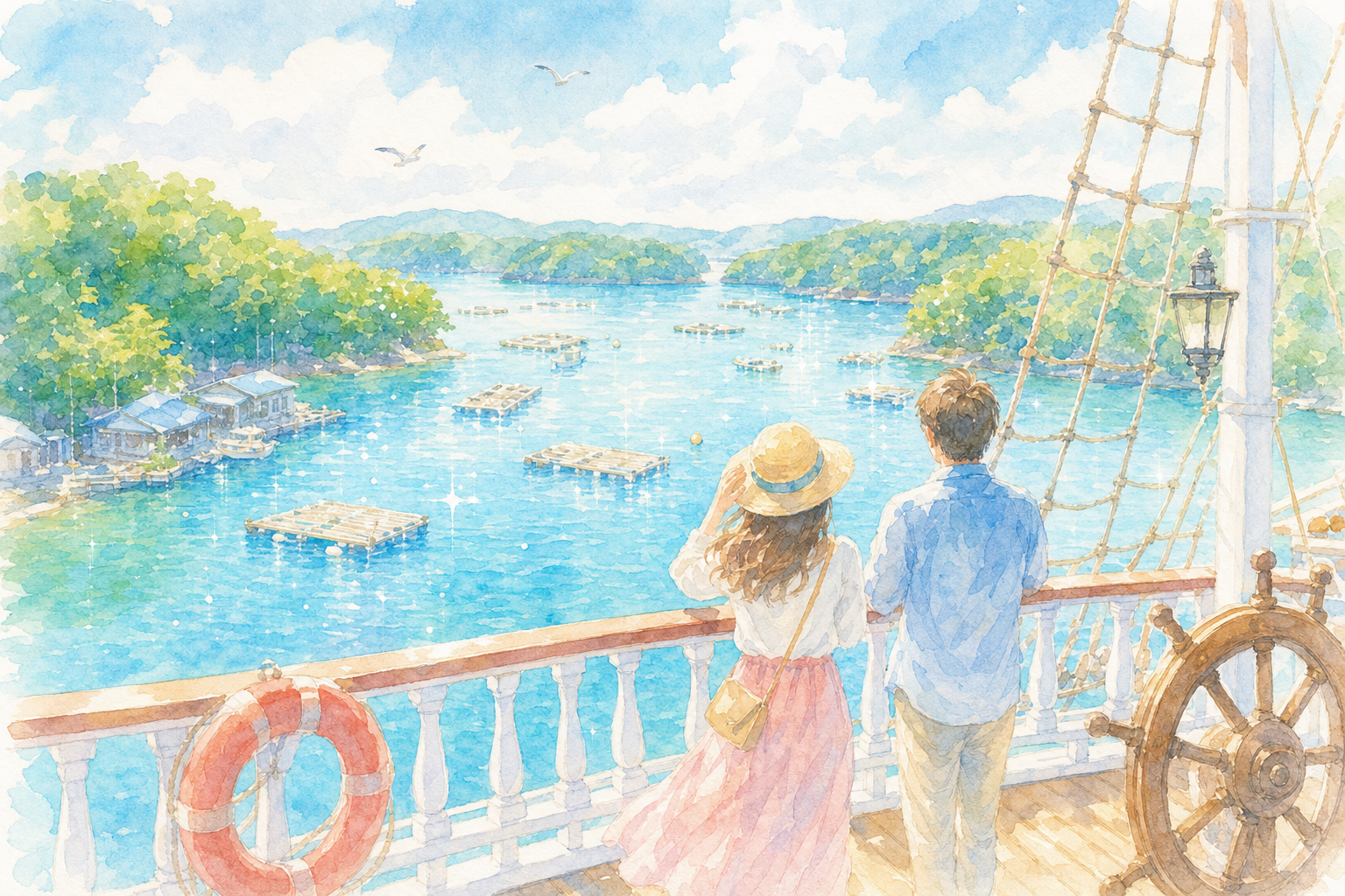 志摩マリンレジャー「賢島エスパーニャクルーズ・あご湾定期船」きっぷうりば