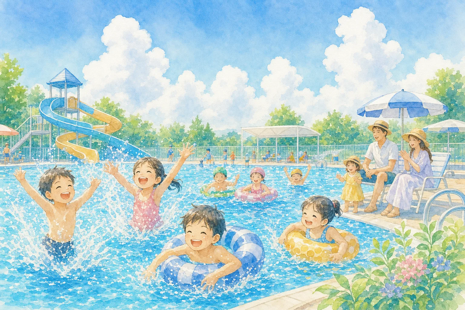 2026年 岸和田市立桜台プール 1日満喫コース
