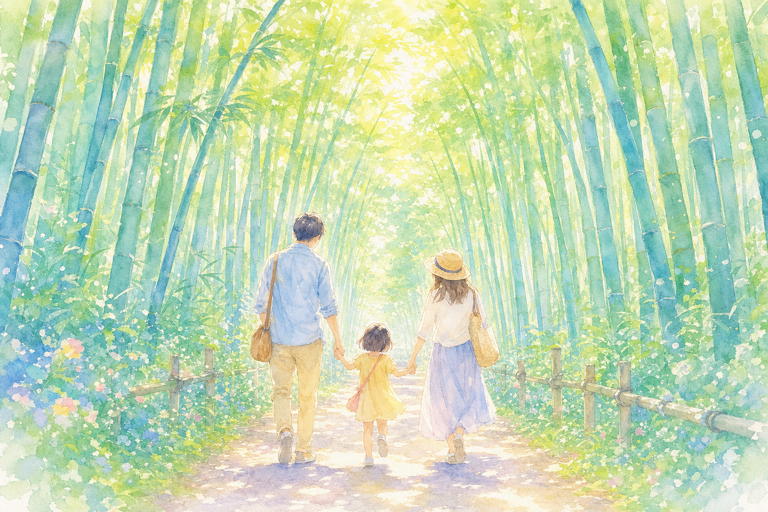 嵐山竹林の小径