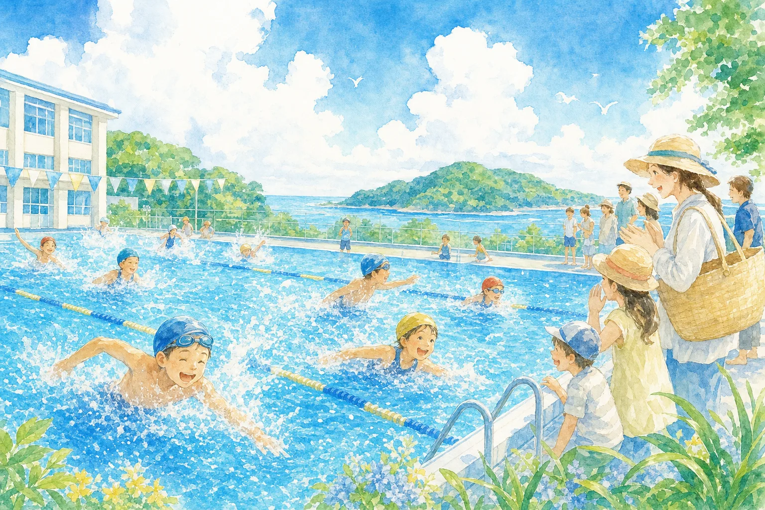 2026年 江田島小学校プール 1日満喫コース