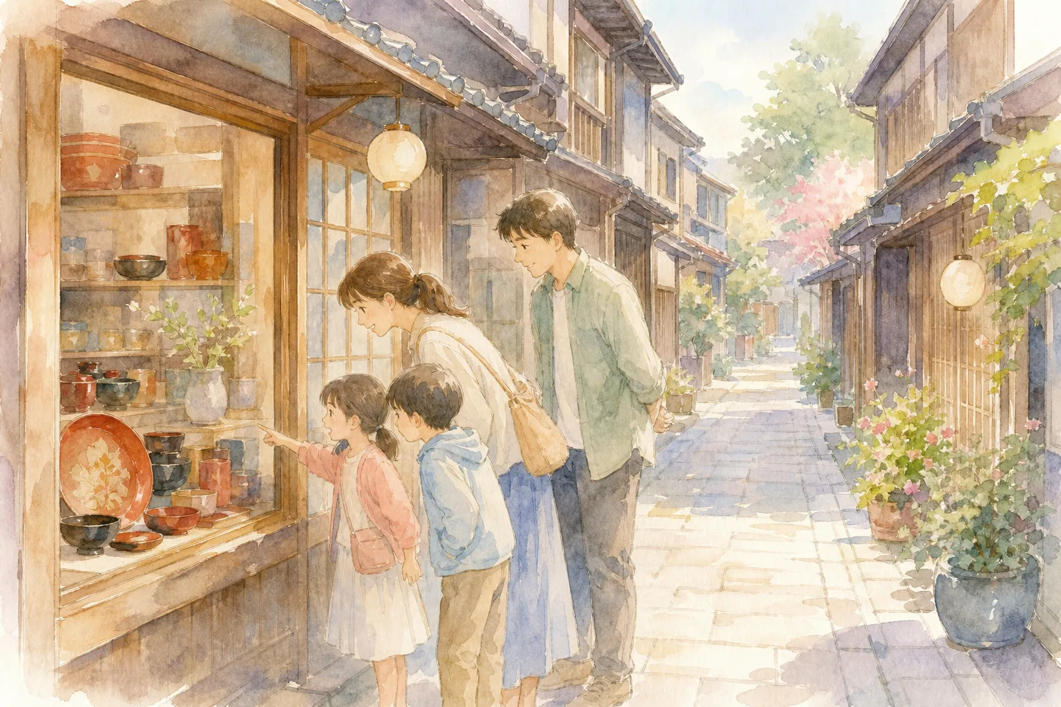 漆器の町 黒江の町並み