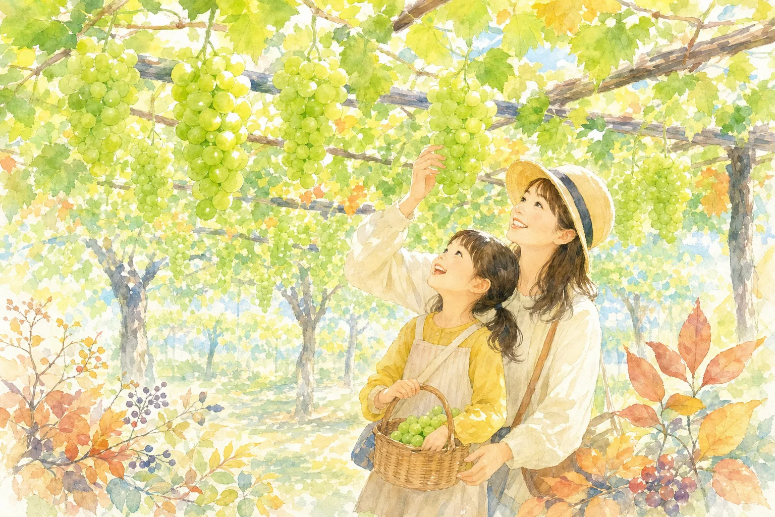 2026年 藤原園芸(シャインマスカット狩り)の味覚狩り 1日満喫コース