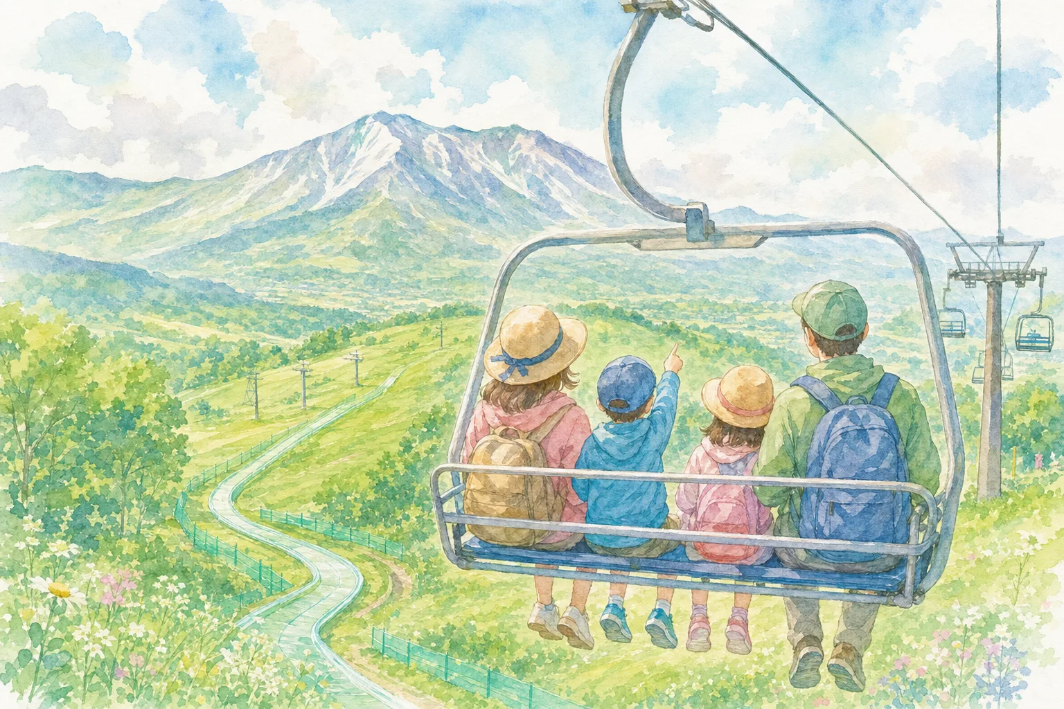 大山ますみず高原 天空リフト