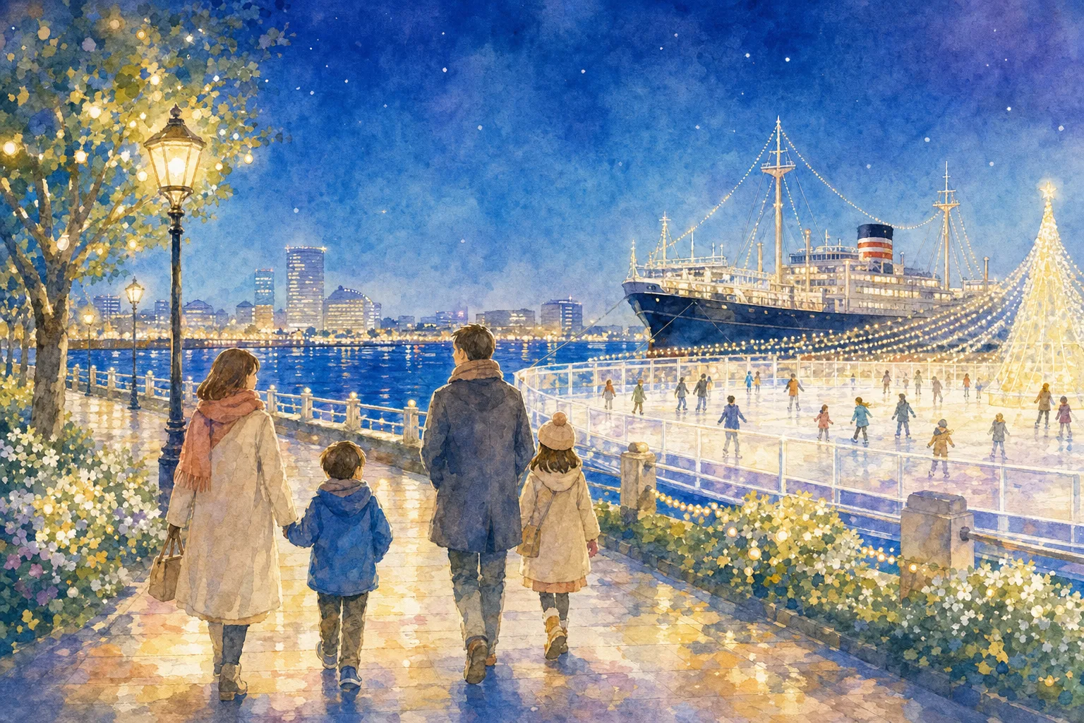 2026年 Winter Wonder Park Yokohama(山下公園)のイルミネーション 1日満喫コース