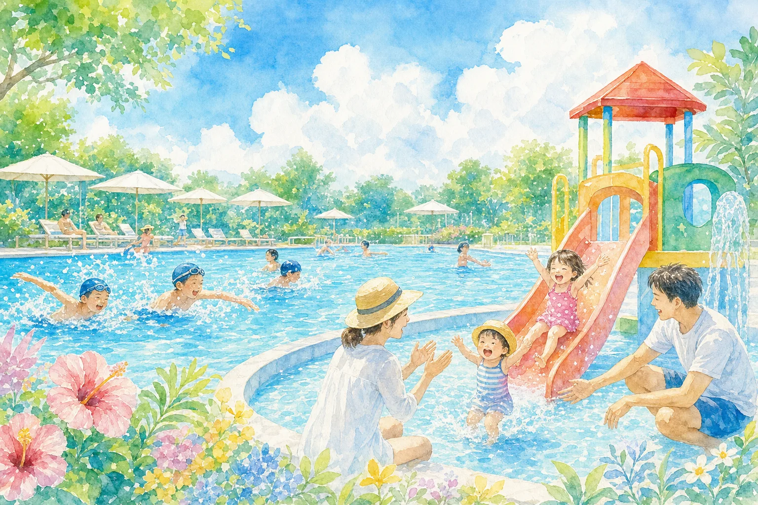 2026年 潮来市立かすみ市民プール 1日満喫コース