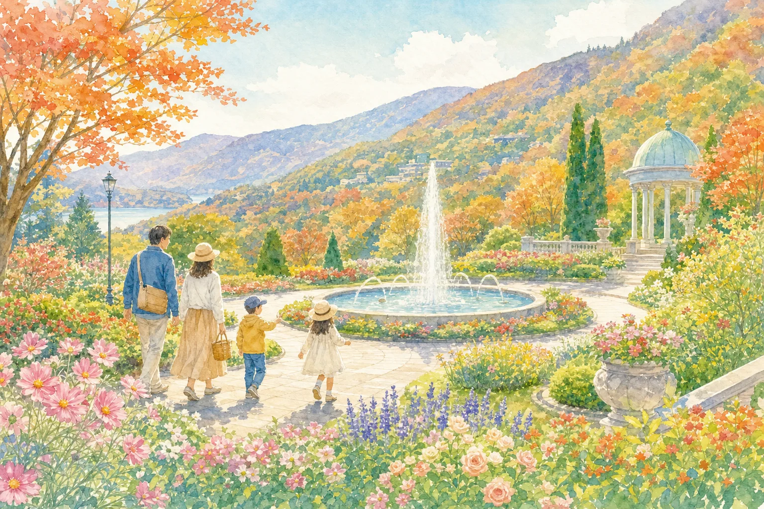 2026年 箱根強羅公園の庭園さんぽ 1日満喫コース
