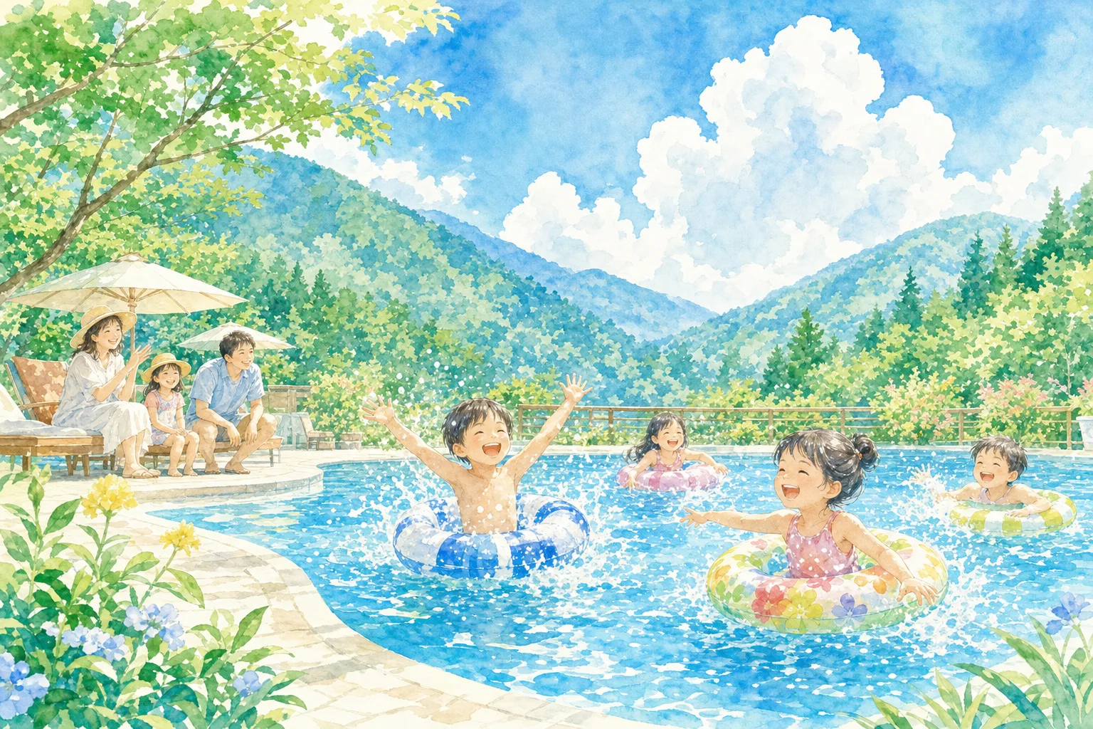 2026年 周東プール 1日満喫コース