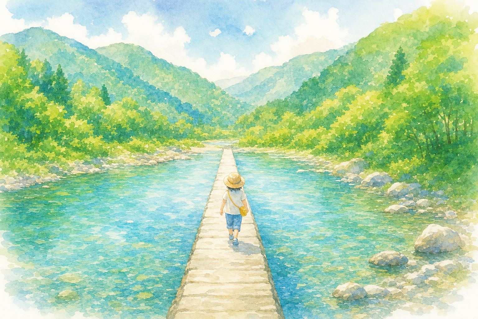 名越屋沈下橋