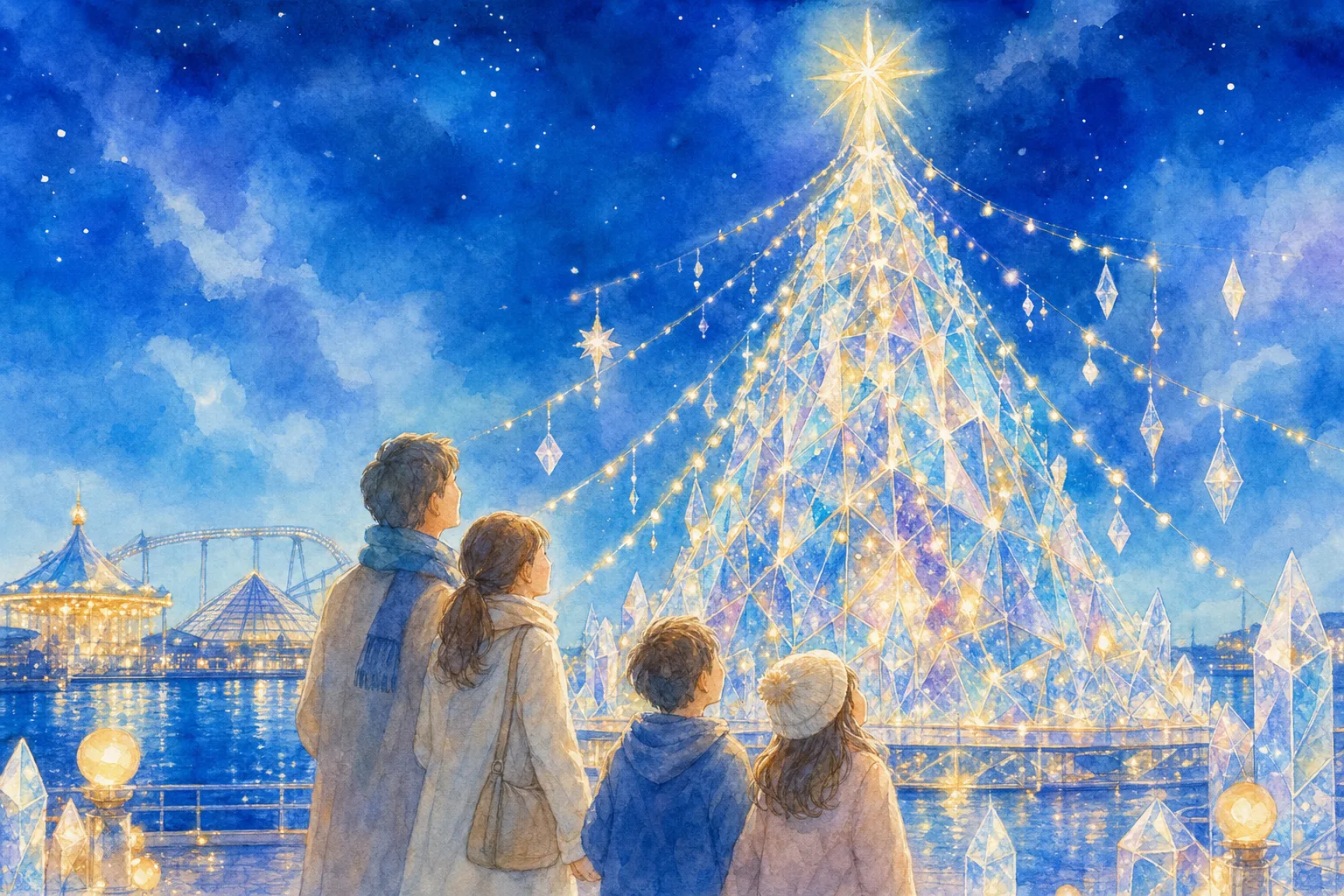 2026年 横浜・八景島シーパラダイス SEAPARADISE Christmas(LIGHTIA~七色のキセキ~) 1日満喫コース
