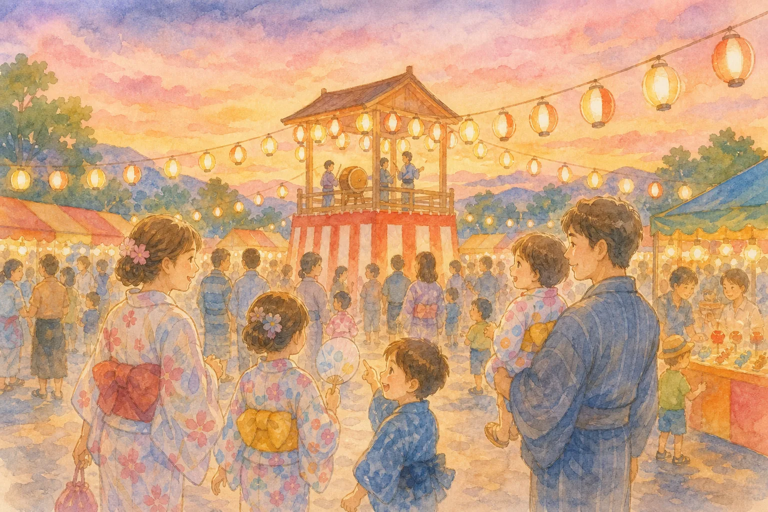 道の駅おおとう桜街道(夏祭り会場)