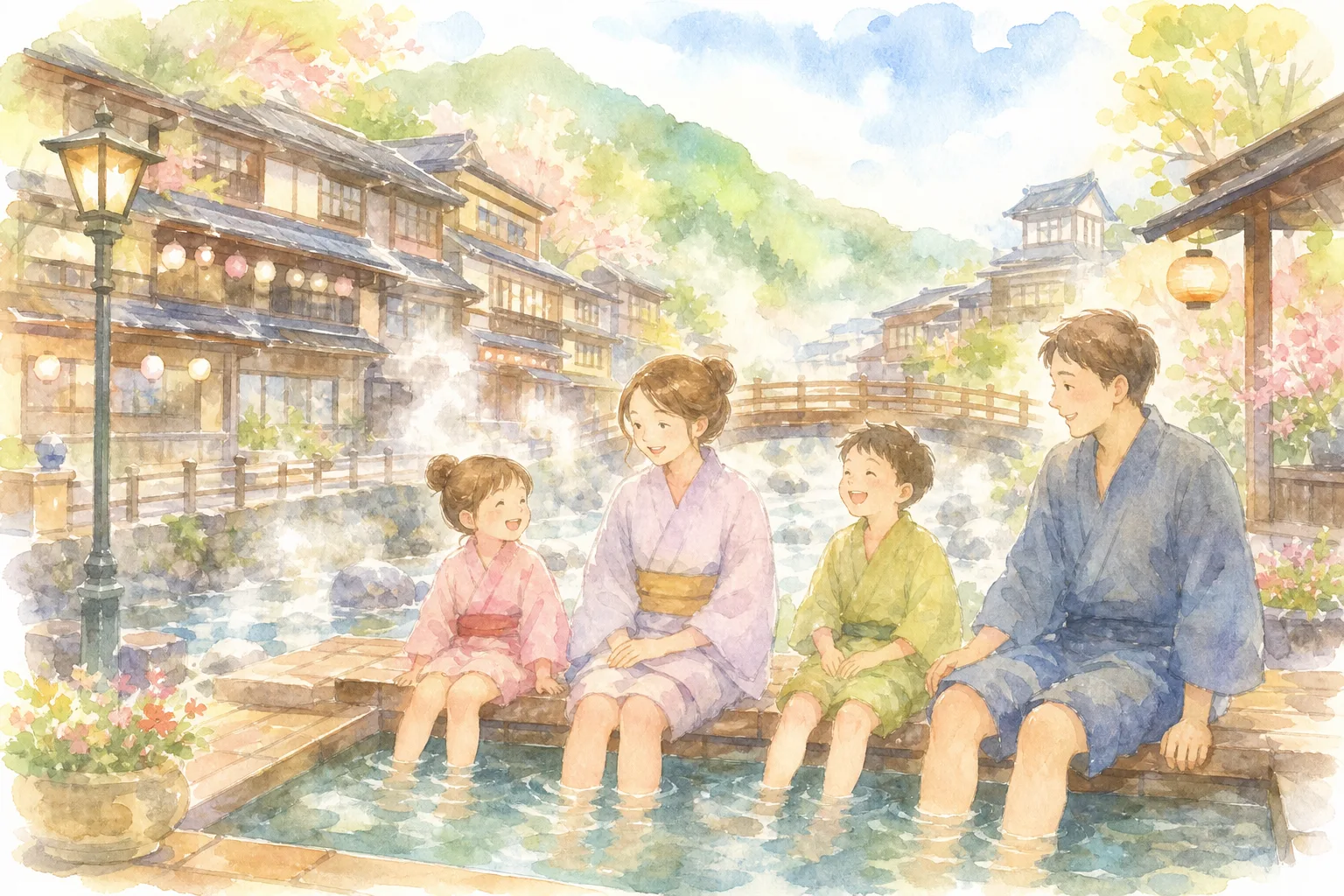 大湯温泉 足湯