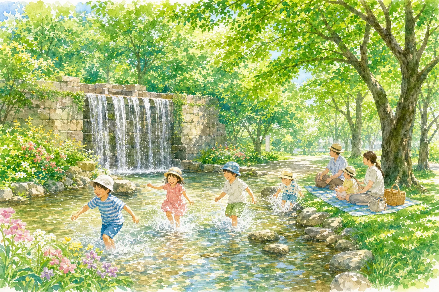 2026年 高清水城外濠公園 壁泉・小川 1日満喫コース