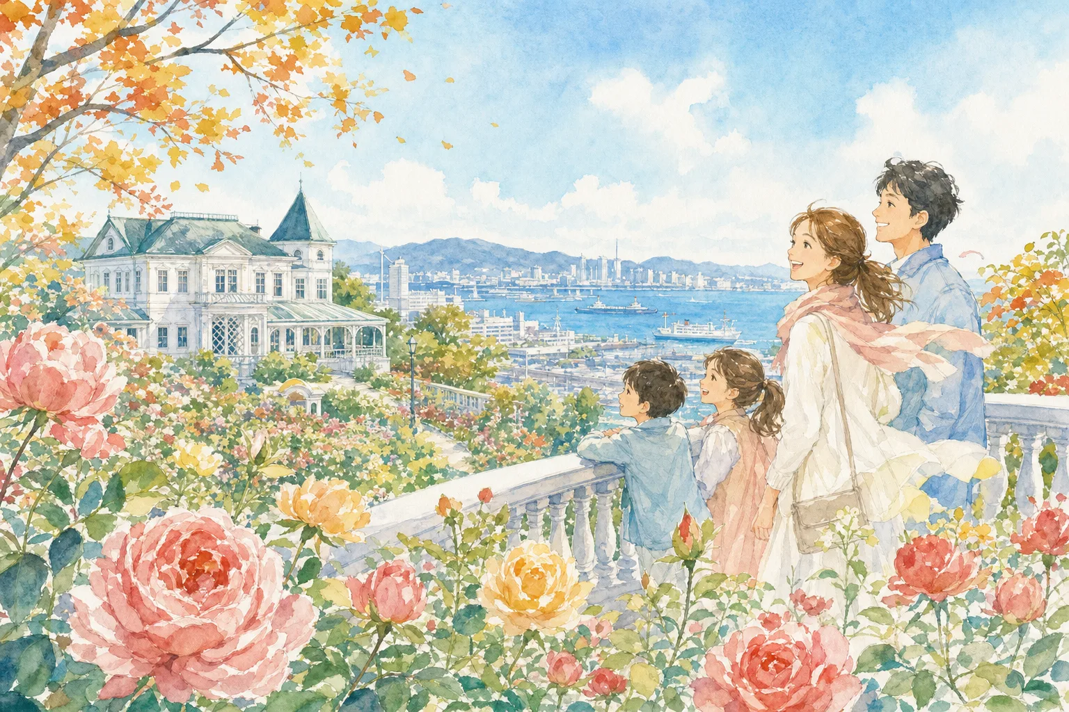 2026年 港の見える丘公園(横浜市イギリス館・山手111番館)の庭園さんぽ 1日満喫コース