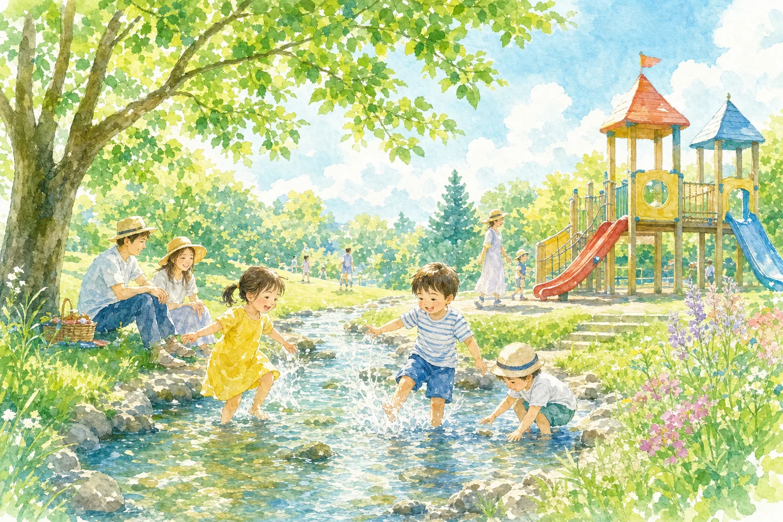 2026年 元気の森公園 せせらぎ 1日満喫コース