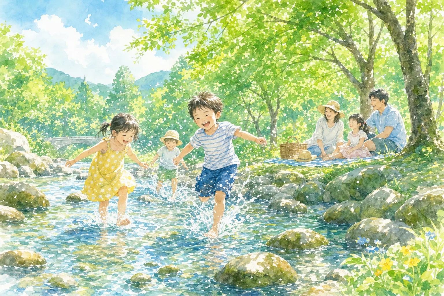 2026年 花島公園 渓流園・噴水広場 1日満喫コース